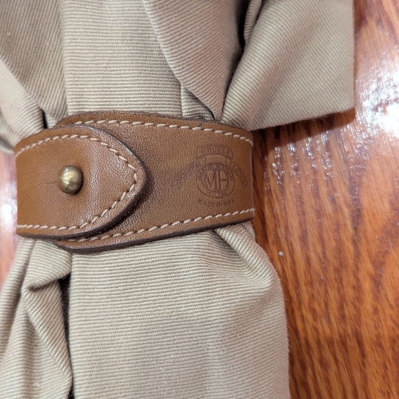 VTG GHURKA Marley Hodgeson Parasol/Umbrella Beige Large Bamboo Handle Unisex. - Picture 3 of 8